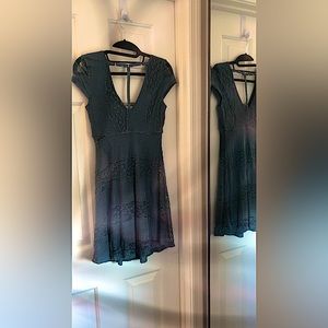 Dark blueish teal dress